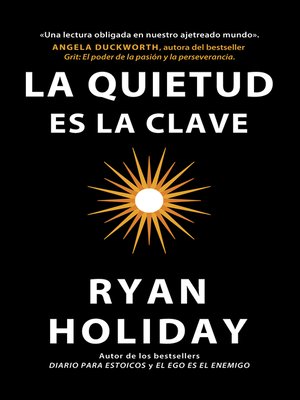 cover image of La quietud es la clave
